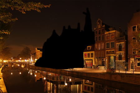 Amsterdam Night Freedom of Panorama